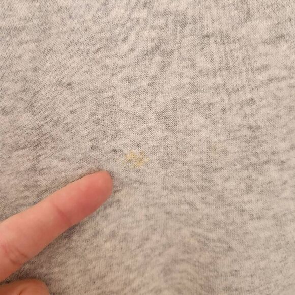 Members mark women's small light grey v-neck pullover sweater solid basic lounge - Picture 5 of 5